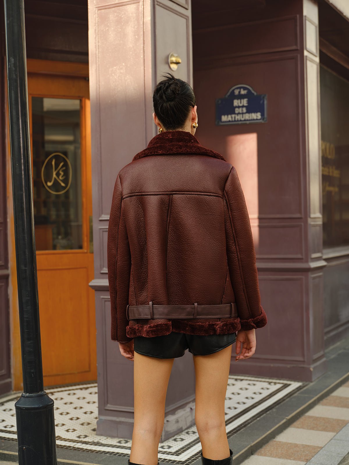 Blouson Aviateur Femme en Simili Cuir | AEROGLAM™