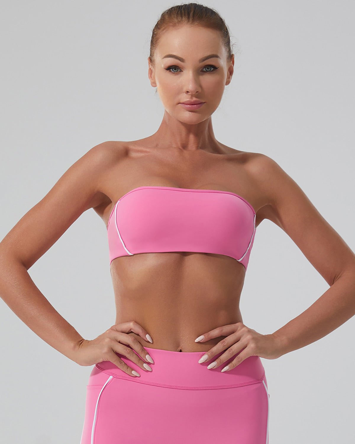 Brassière de Sport Bandeau Rose | FITBRAND