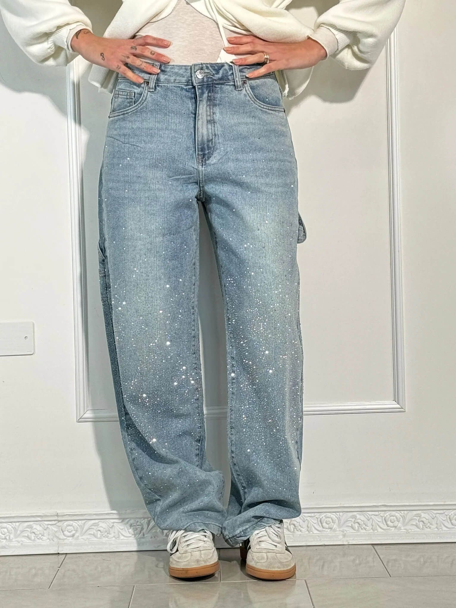 Jean Femme Denim Scintillant | BALLON CARPENTER