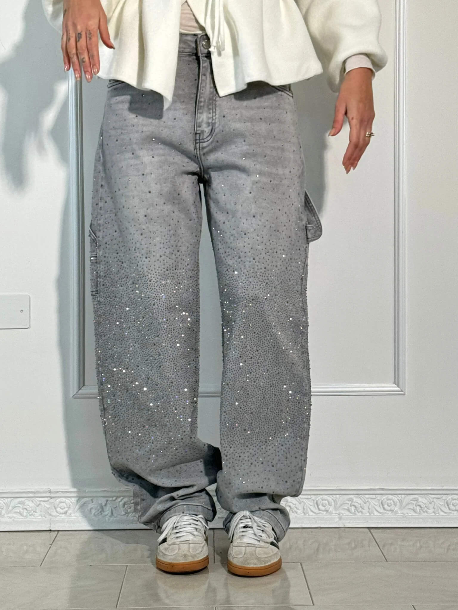 Jean Femme Denim Scintillant | BALLON CARPENTER