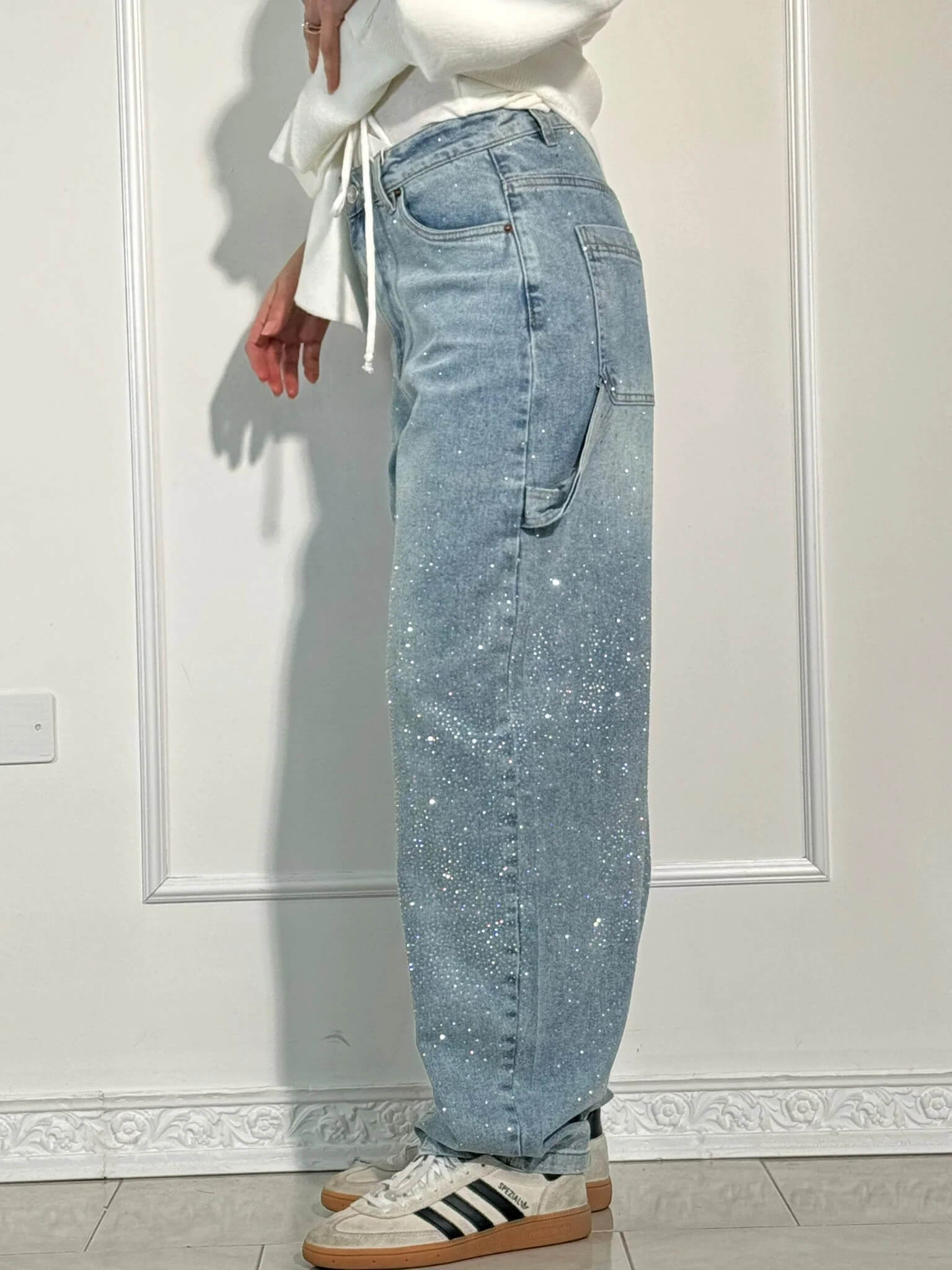 Jean Femme Denim Scintillant | BALLON CARPENTER