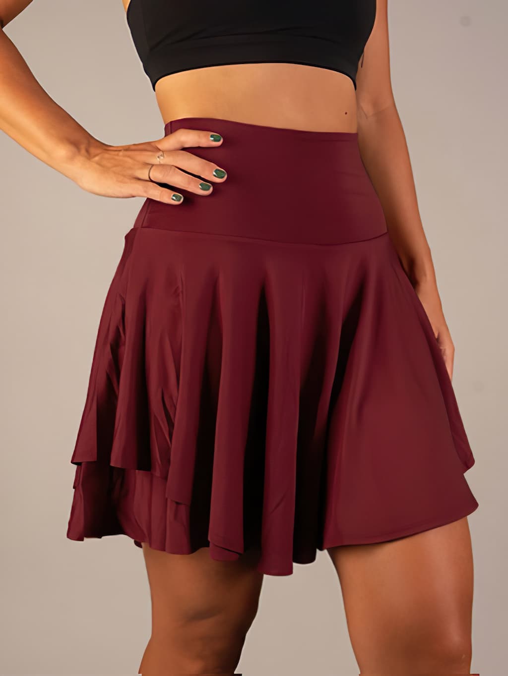 Jupe de Tennis Femme avec Short Intégré et Poches | MAJA