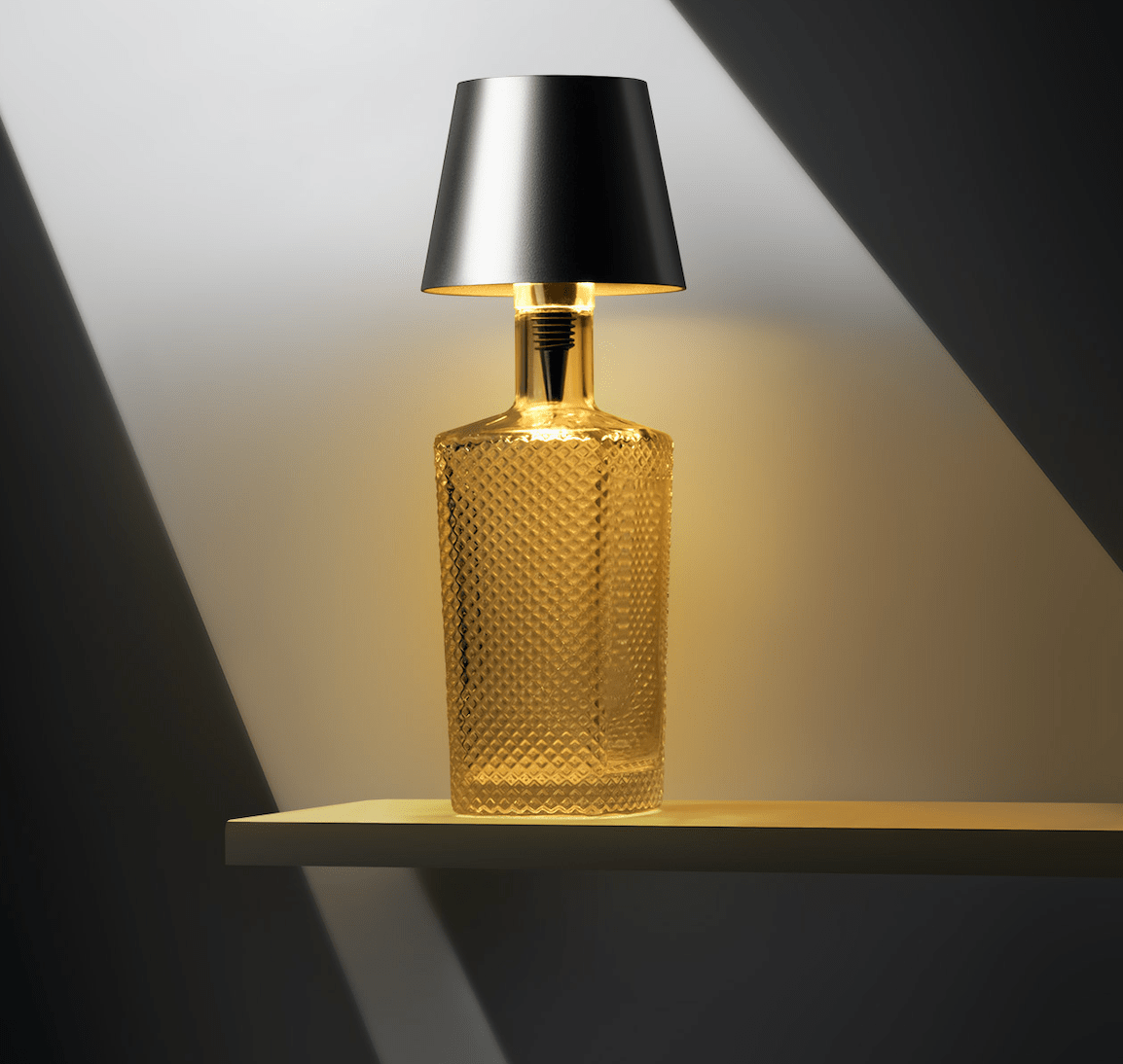 Lampe de Bouteille Sans Fil Élégante | LUMIBOTTLE™