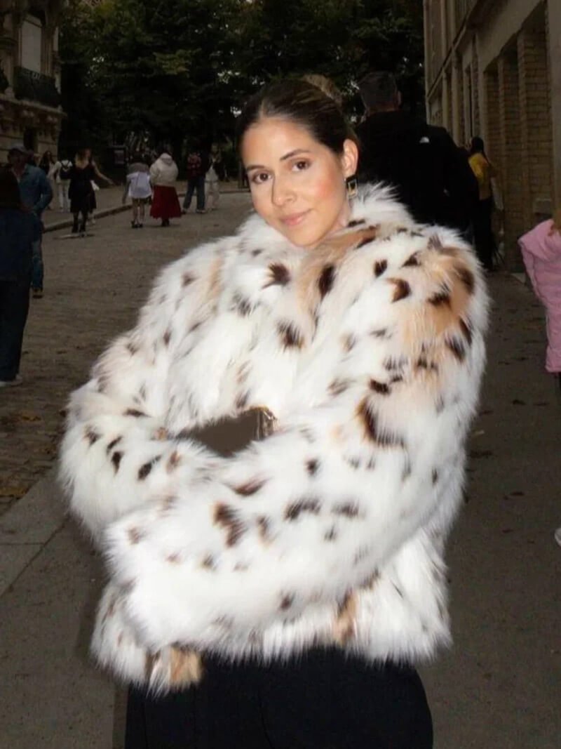Manteau Fausse Fourrure Leopard | COSYFUR™