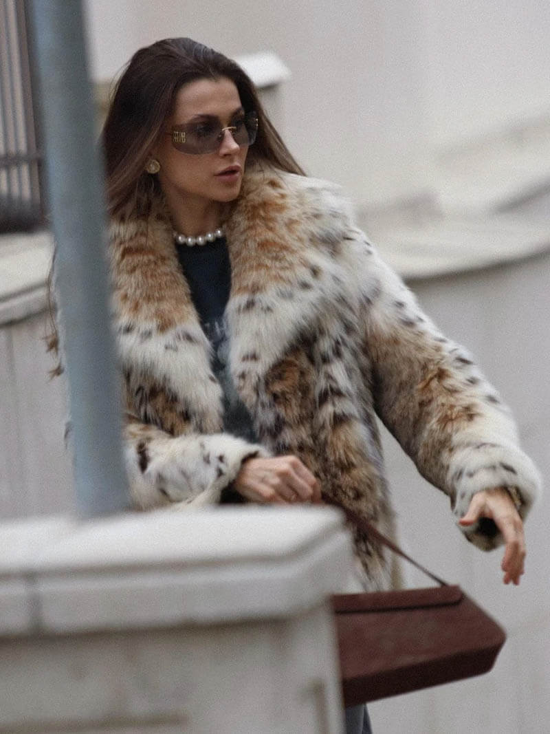 Manteau Fausse Fourrure Leopard | COSYFUR™