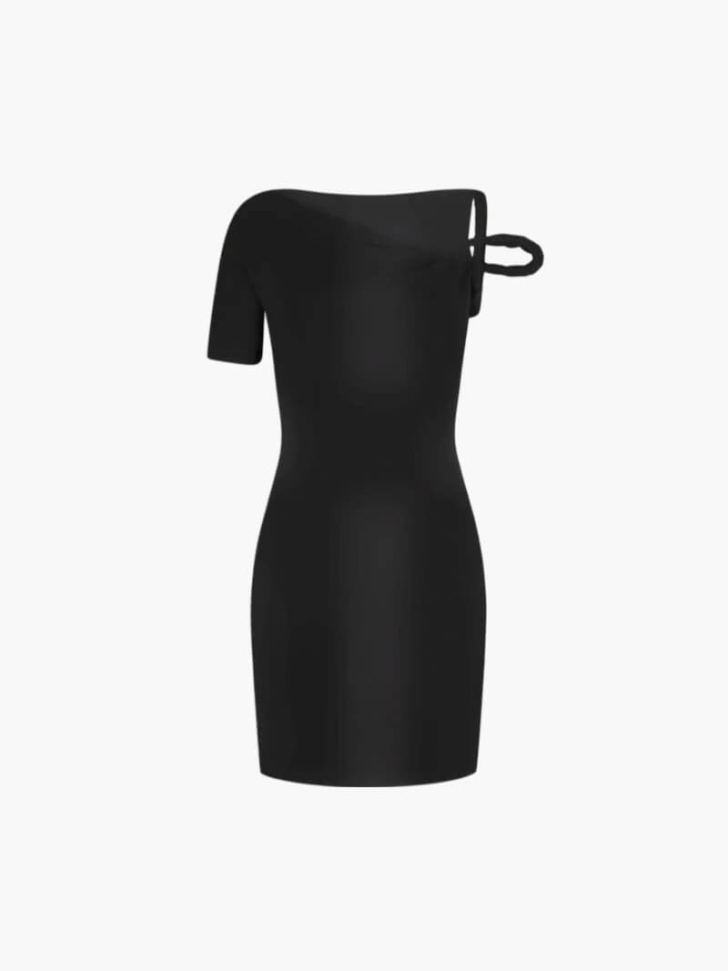 Robe Ajustée Torsadée Moderne | TWISTGLAM™