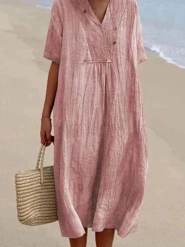 Robe d’Été en Coton et Lin | ARIA