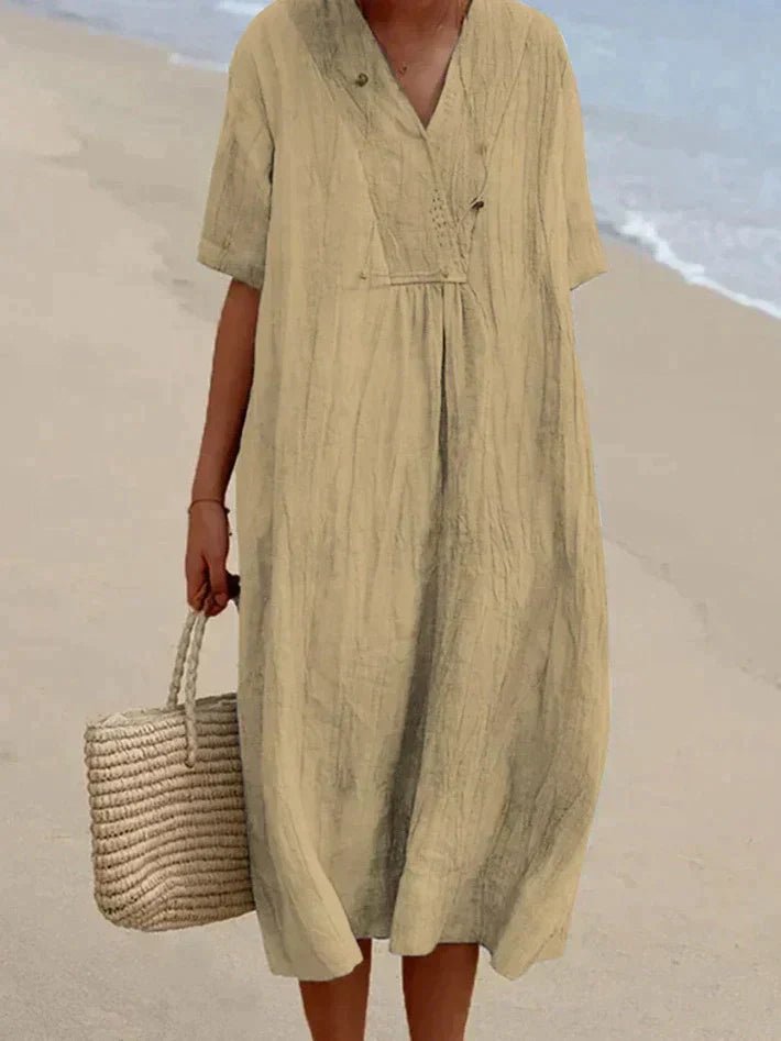 Robe d’Été en Coton et Lin | ARIA