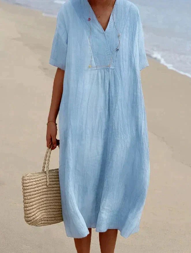 Robe d’Été en Coton et Lin | ARIA