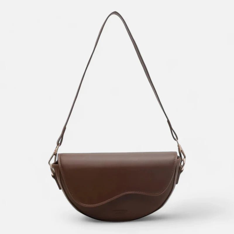 Sac à Main Banane Demi-Lune en Cuir Chic | DEMILUNA