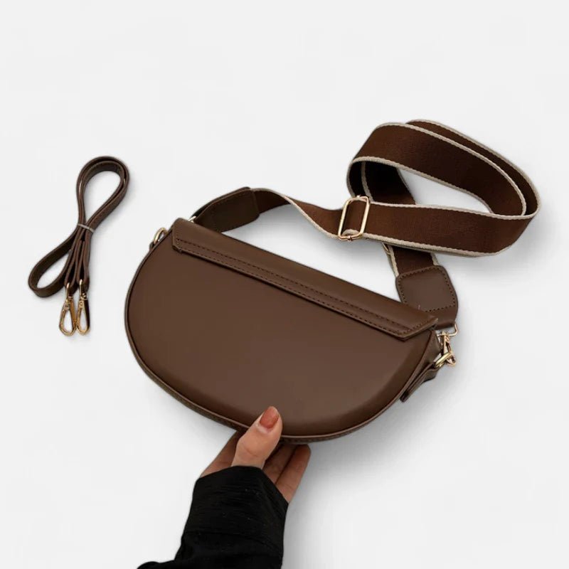 Sac à Main Banane Demi-Lune en Cuir Chic | DEMILUNA