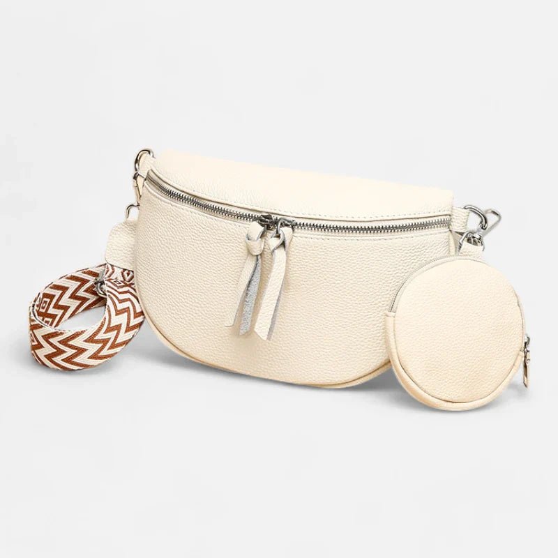 Sac Banane en Cuir à Bandoulière avec Porte-Monnaie | CAMILLA