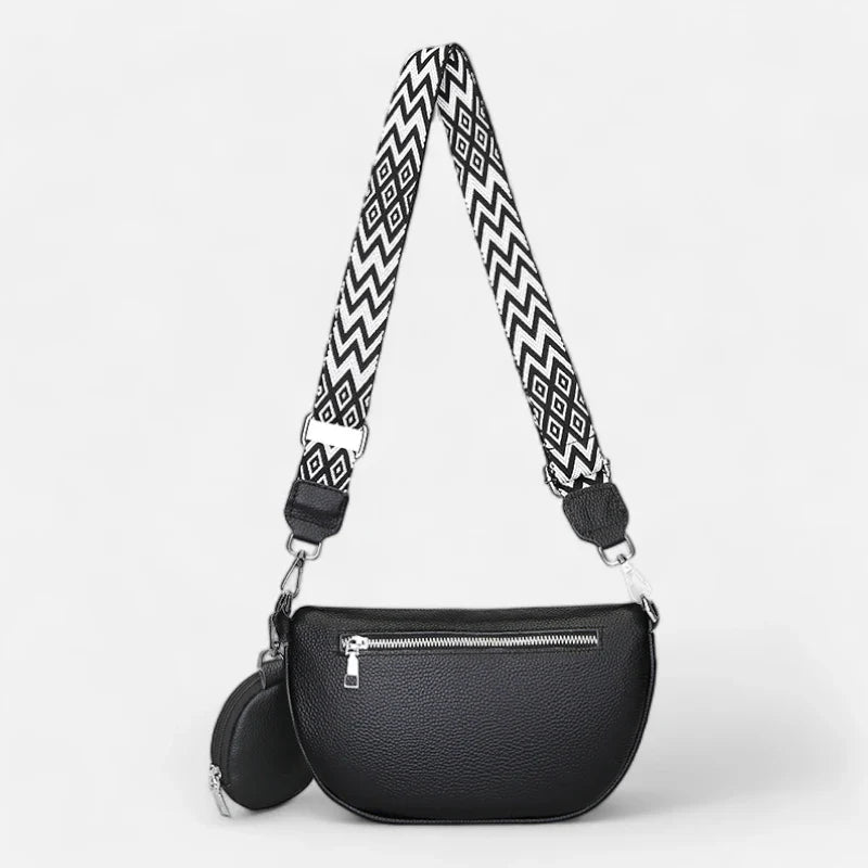 Sac Banane en Cuir à Bandoulière avec Porte-Monnaie | CAMILLA
