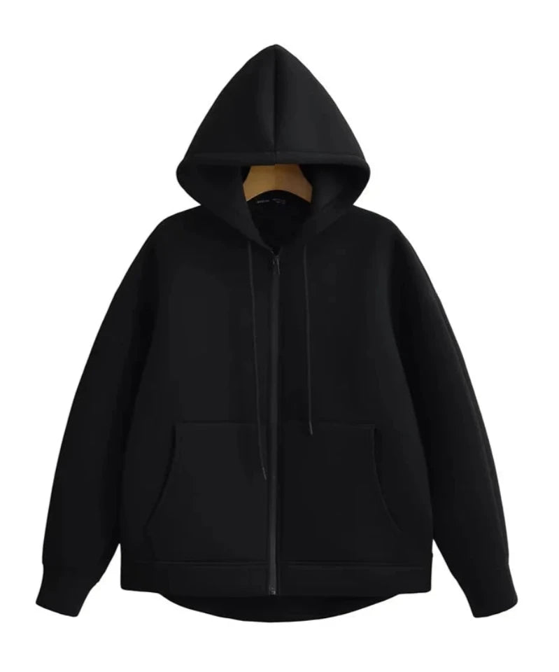 Sweat Femme Capuche Zippé Oversize