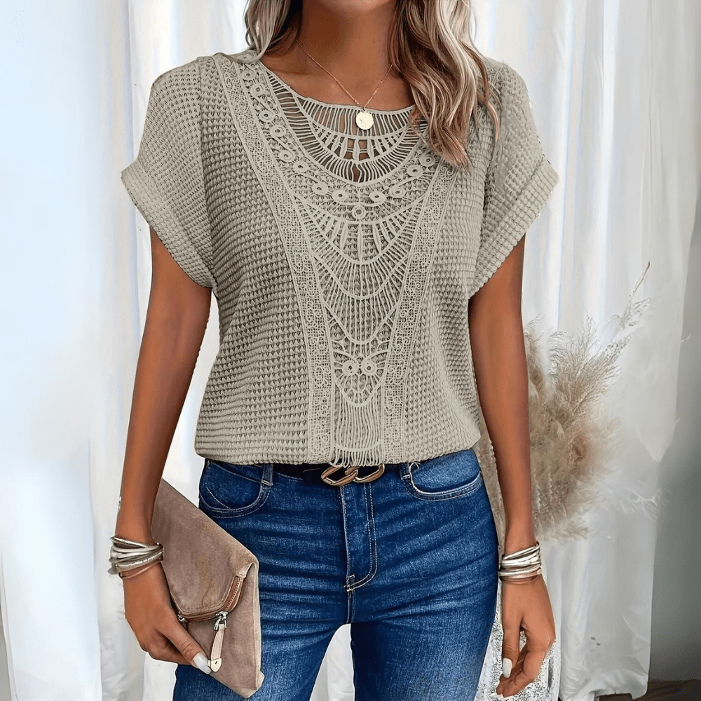 T-Shirt Femme Léger à Motifs | VIVIANA