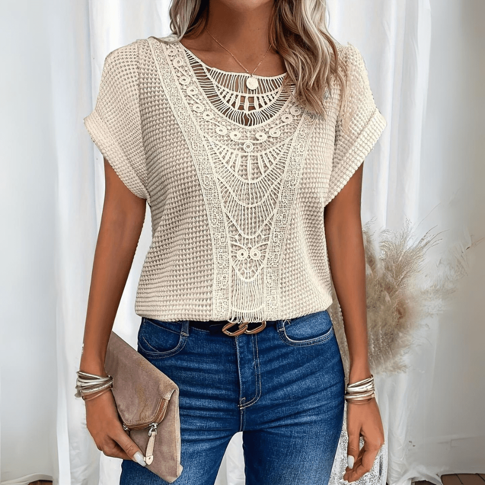 T-Shirt Femme Léger à Motifs | VIVIANA