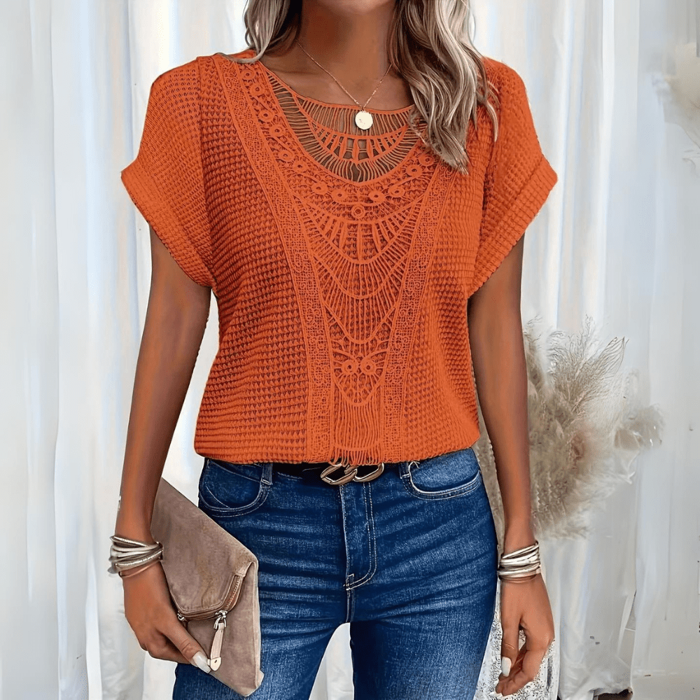 T-Shirt Femme Léger à Motifs | VIVIANA