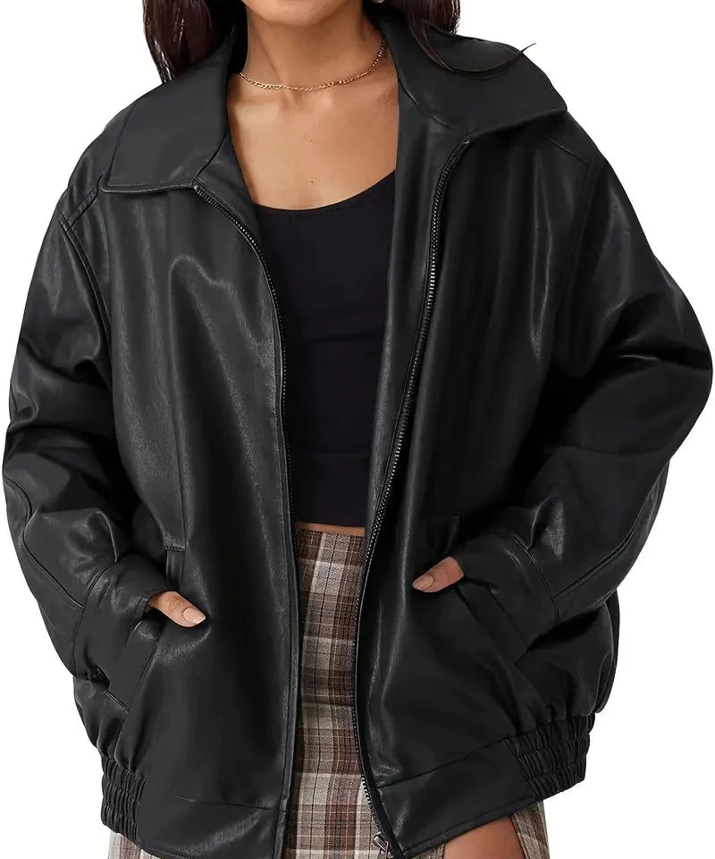 vestes bomber femme noir