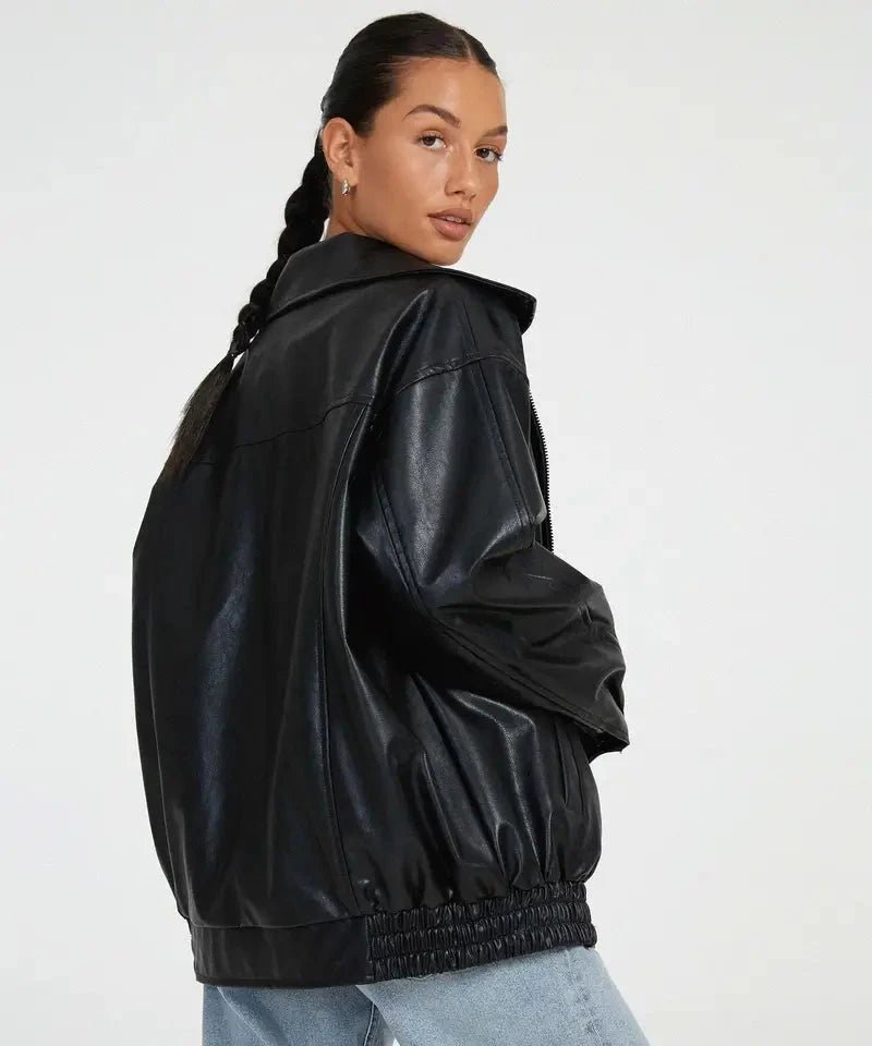 vestes bomber femme noir