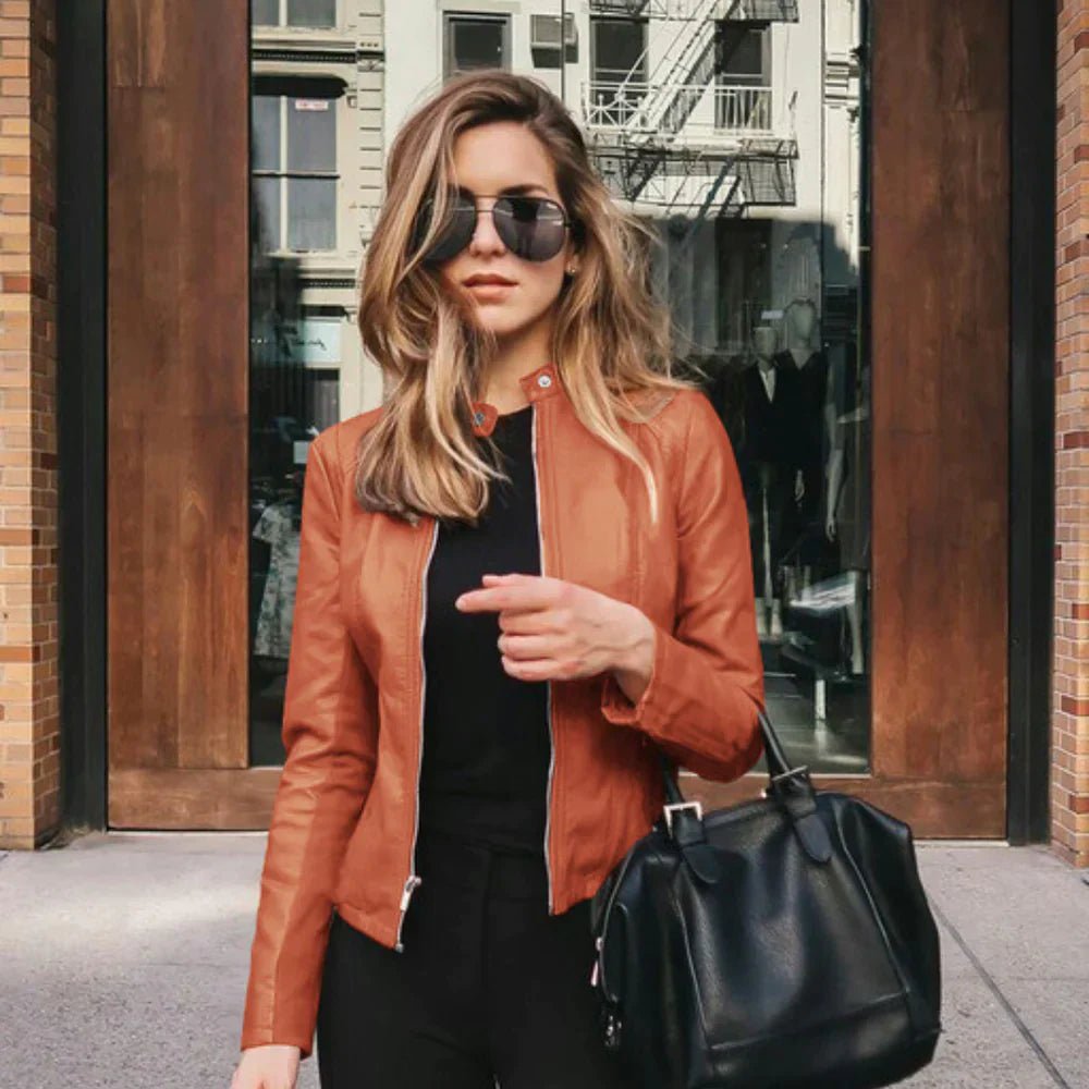 Veste en Cuir Femme | URBANGLAM™