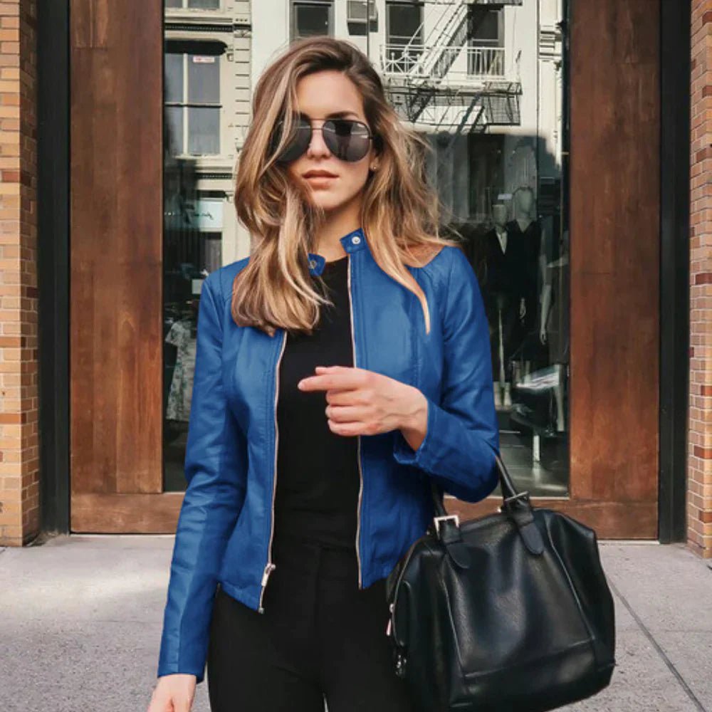 Veste en Cuir Femme | URBANGLAM™