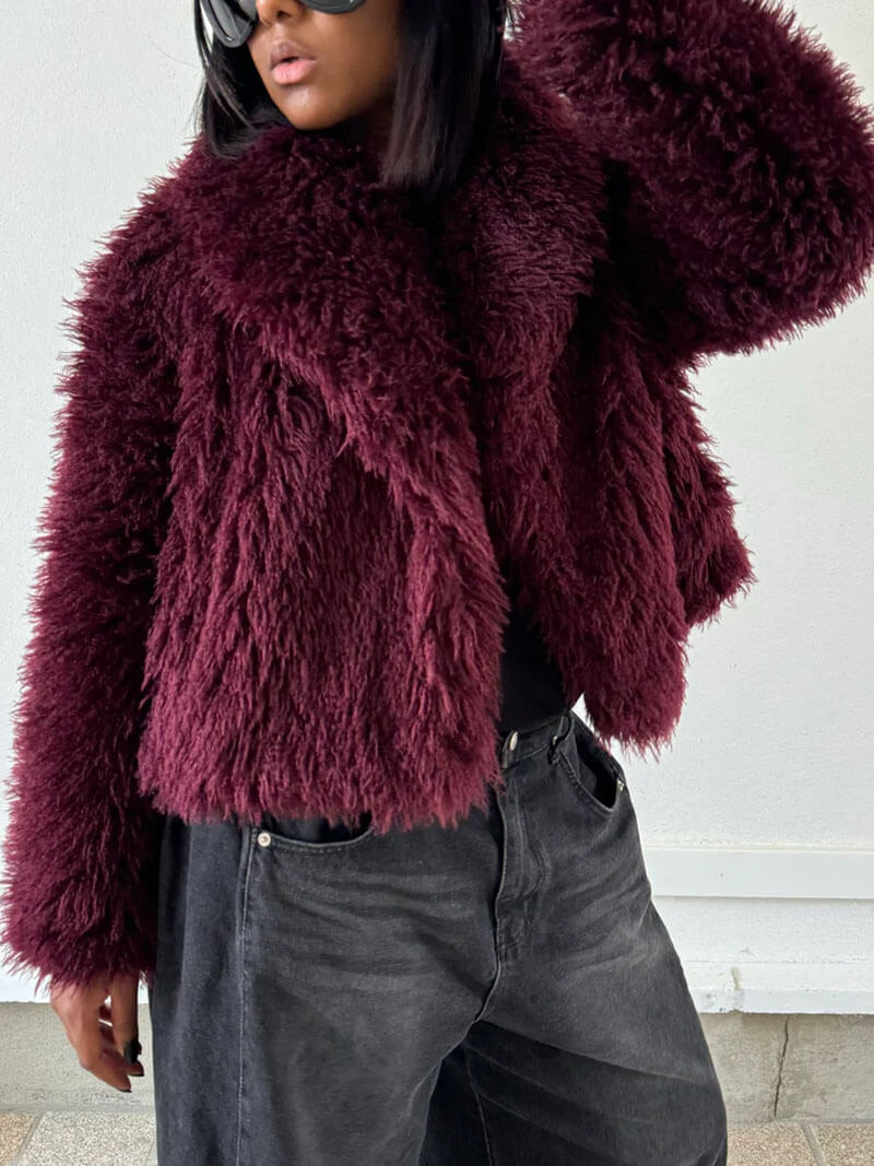 Veste Fausse Fourrure Femme | FLUFFGLAM™