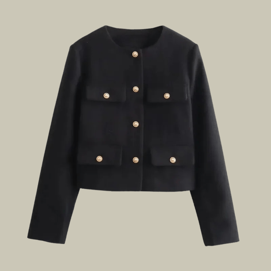 Veste Minimaliste Courte Femme | SIMPLICITY™