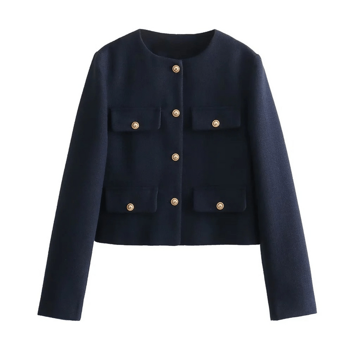 Veste Minimaliste Courte Femme | SIMPLICITY™