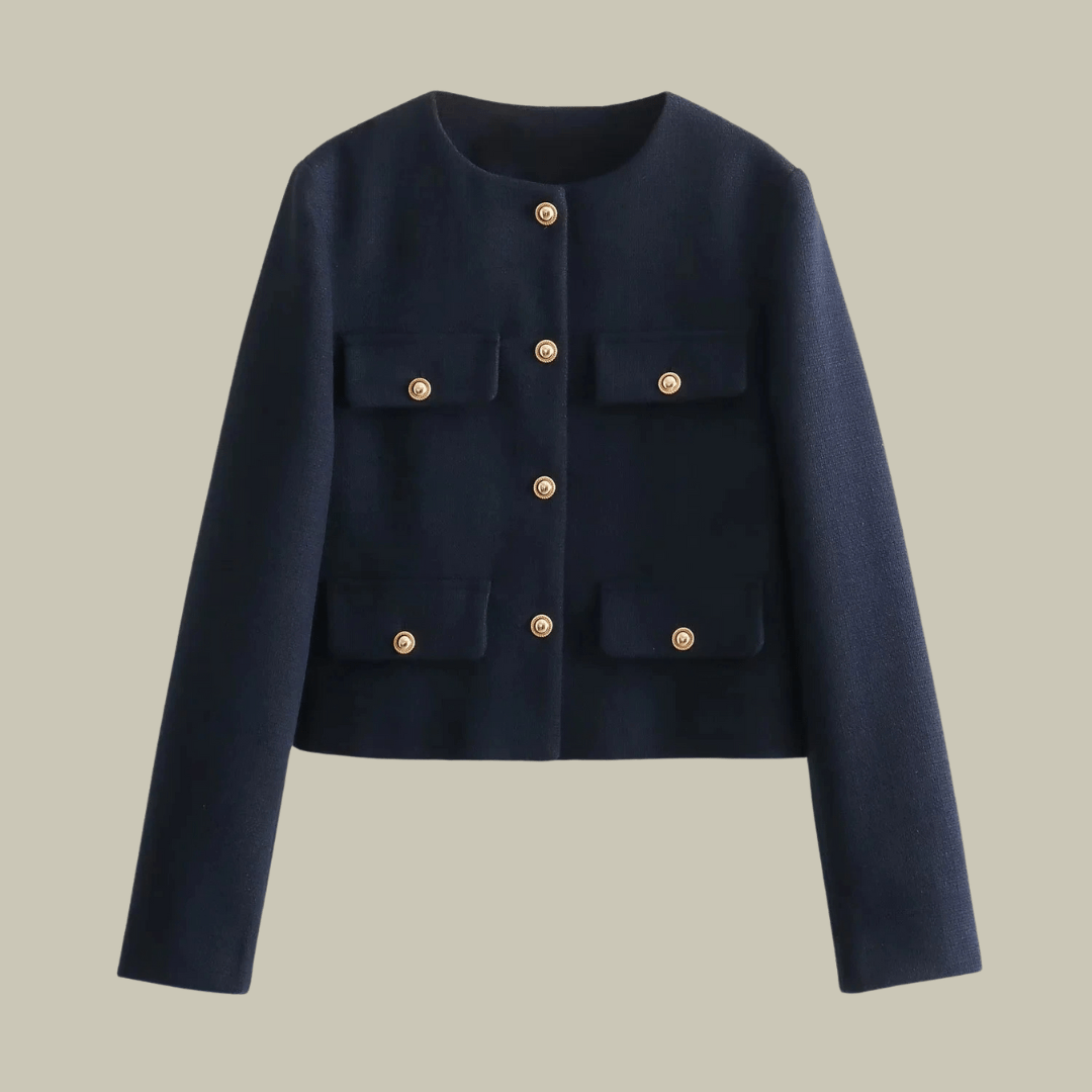 Veste Minimaliste Courte Femme | SIMPLICITY™
