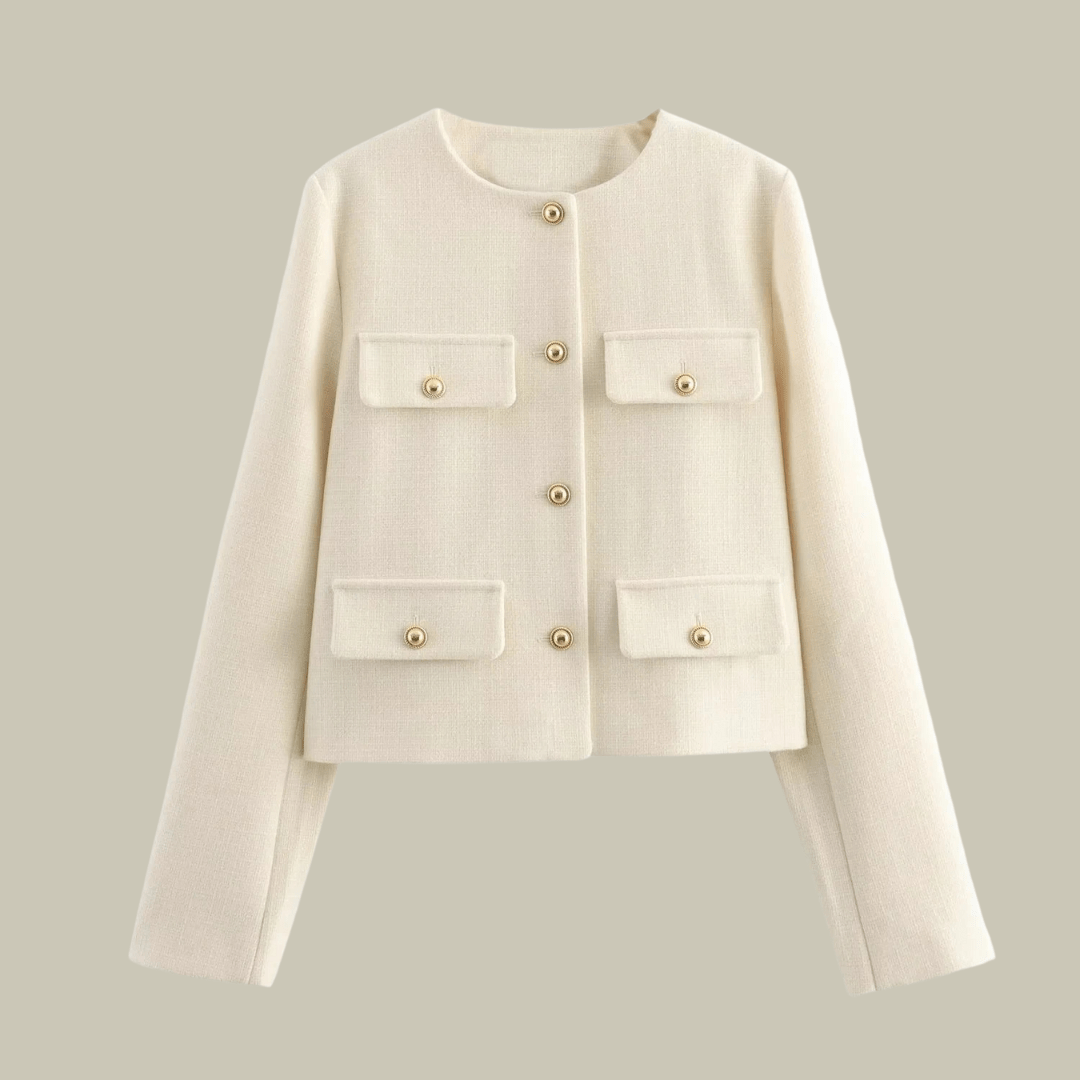 Veste Minimaliste Courte Femme | SIMPLICITY™