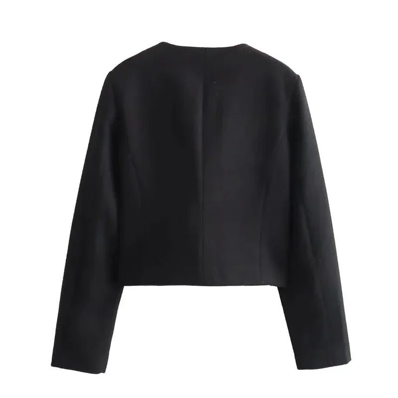 Veste Minimaliste Courte Femme | SIMPLICITY™