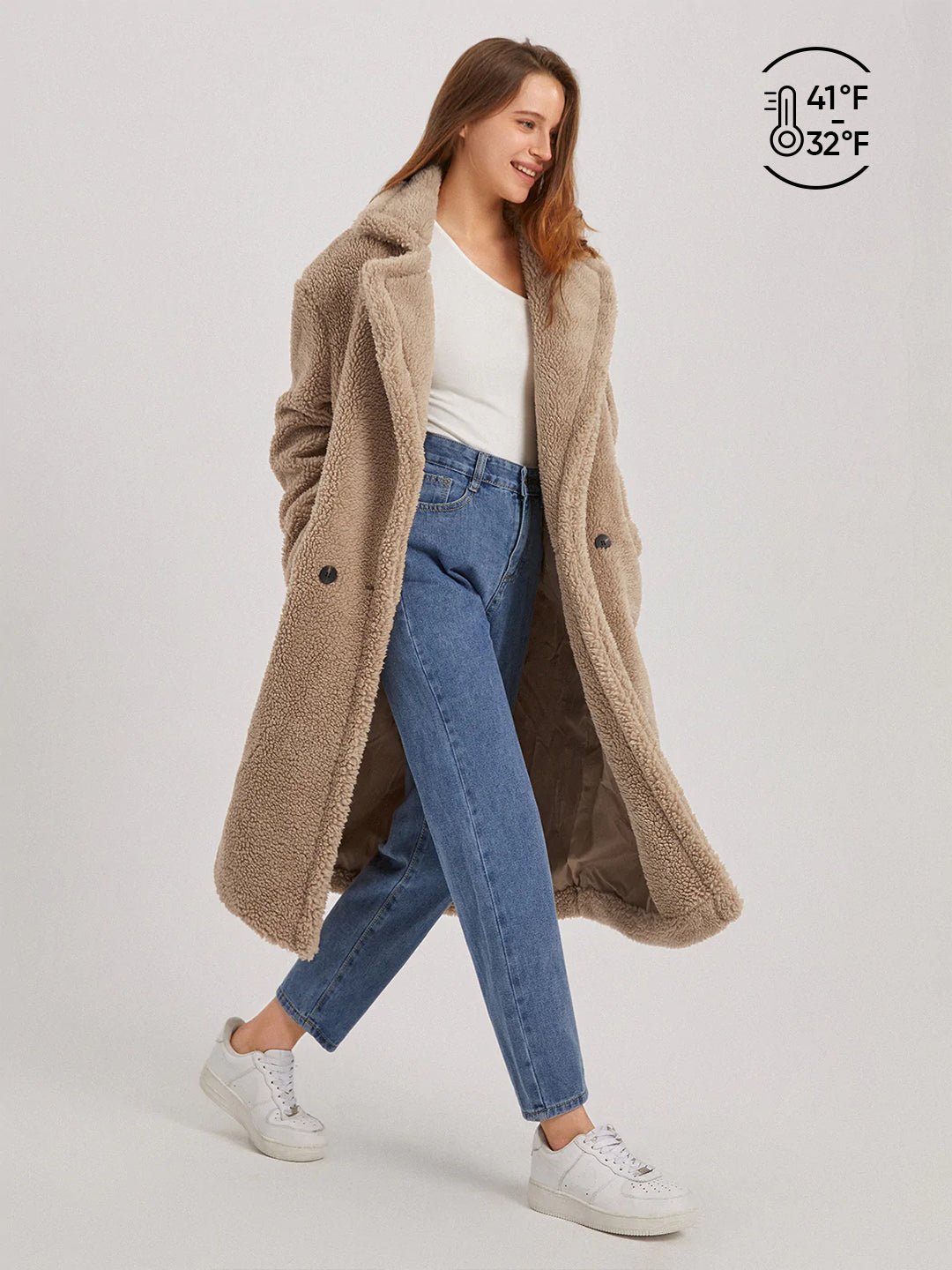 Veste Polaire Longue Femme | HANACOZY™