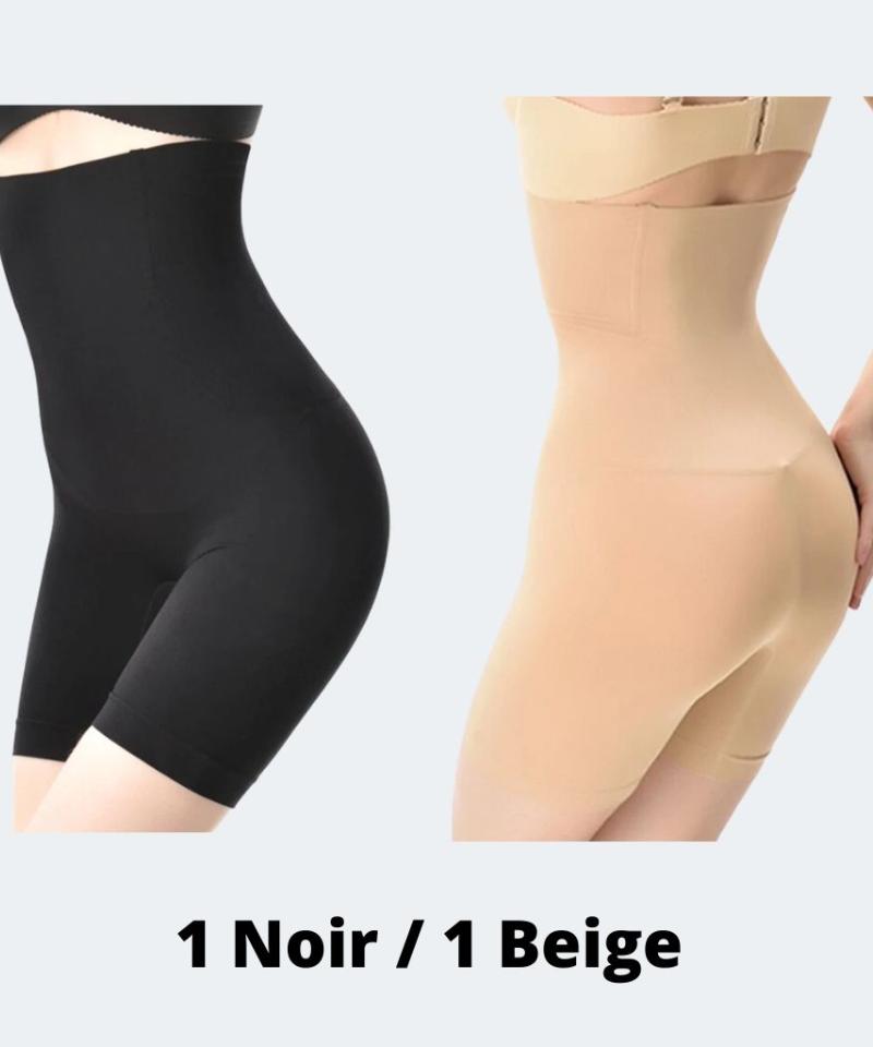 Shorty Confortable Taille Haute Femme Noir