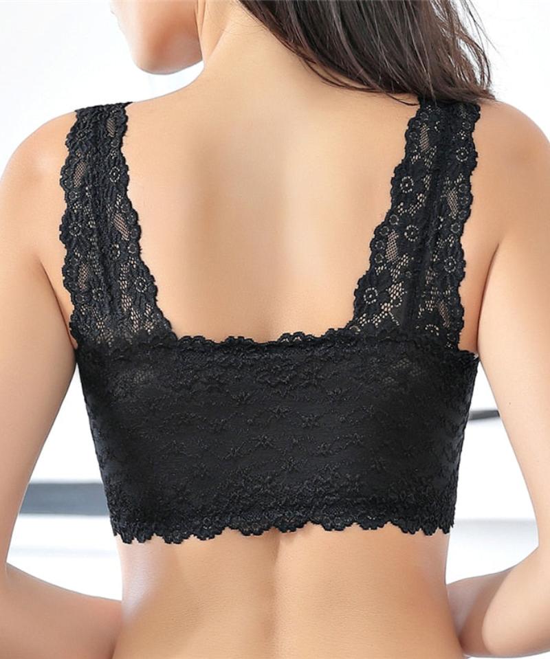 Soutien-gorge Sans Armatures Dentelle Femme Noir