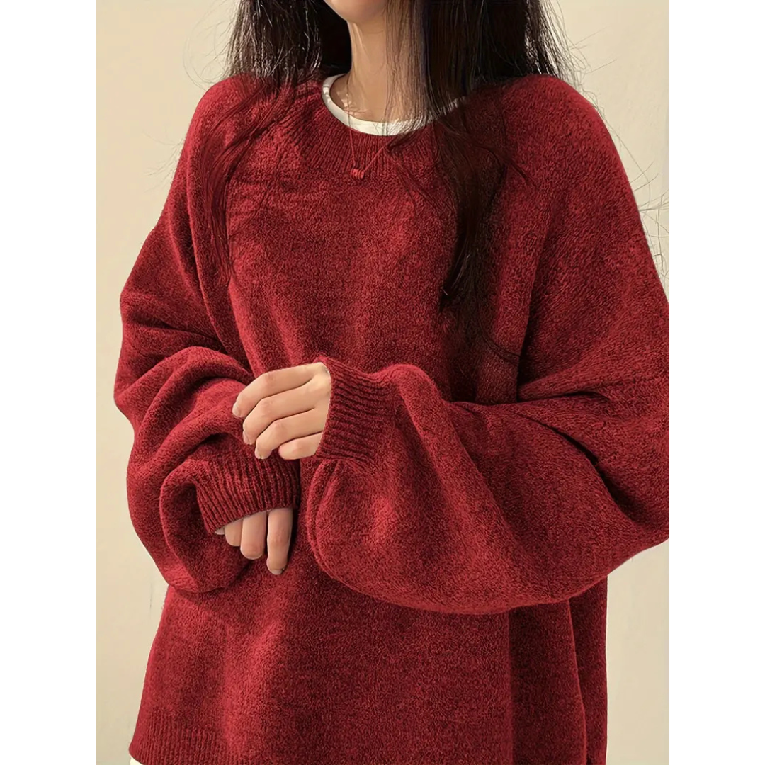 Pull Femme Oversize Décontracté Doux | COMFYKNIT™