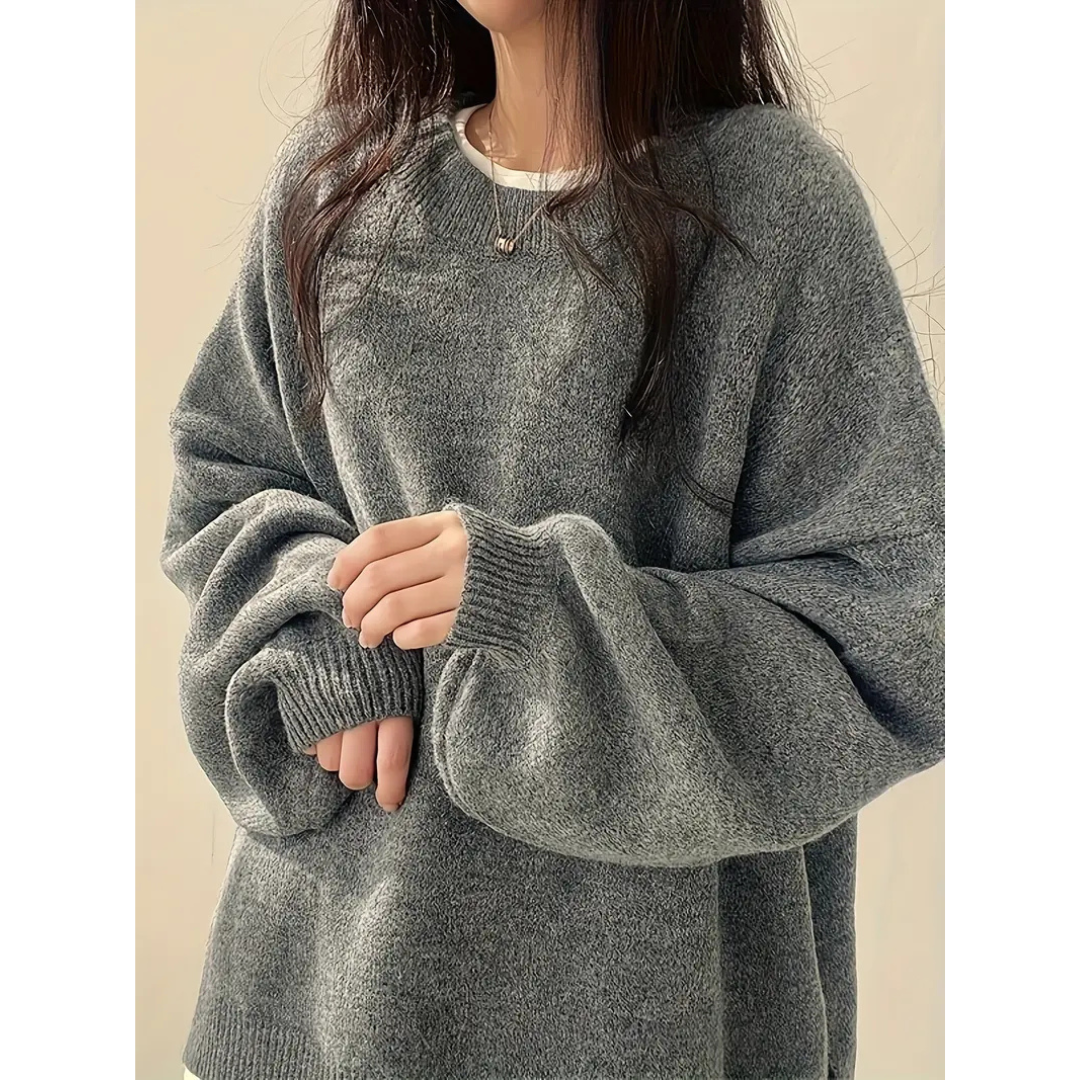 Pull Femme Oversize Décontracté Doux | COMFYKNIT™