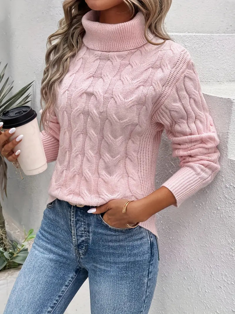 Pull Col Roulé Twisté | STYLECOZY™