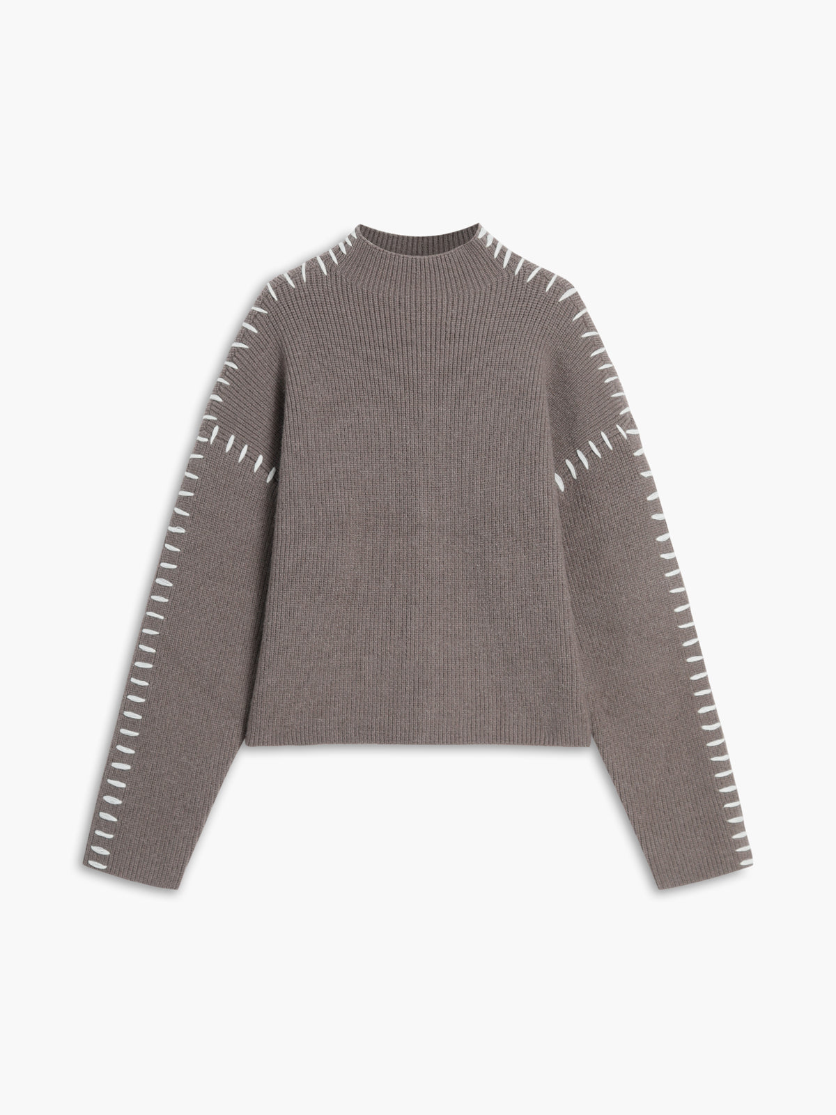 Pull Oversize Col Montant | FOCUSKNIT™