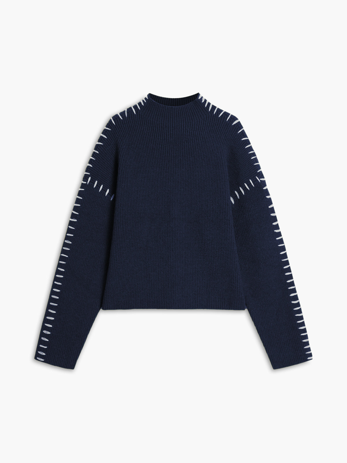 Pull Oversize Col Montant | FOCUSKNIT™