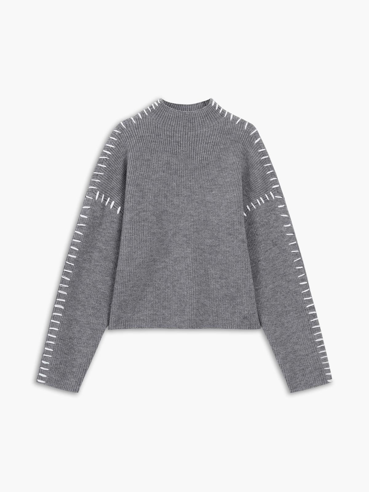 Pull Oversize Col Montant | FOCUSKNIT™