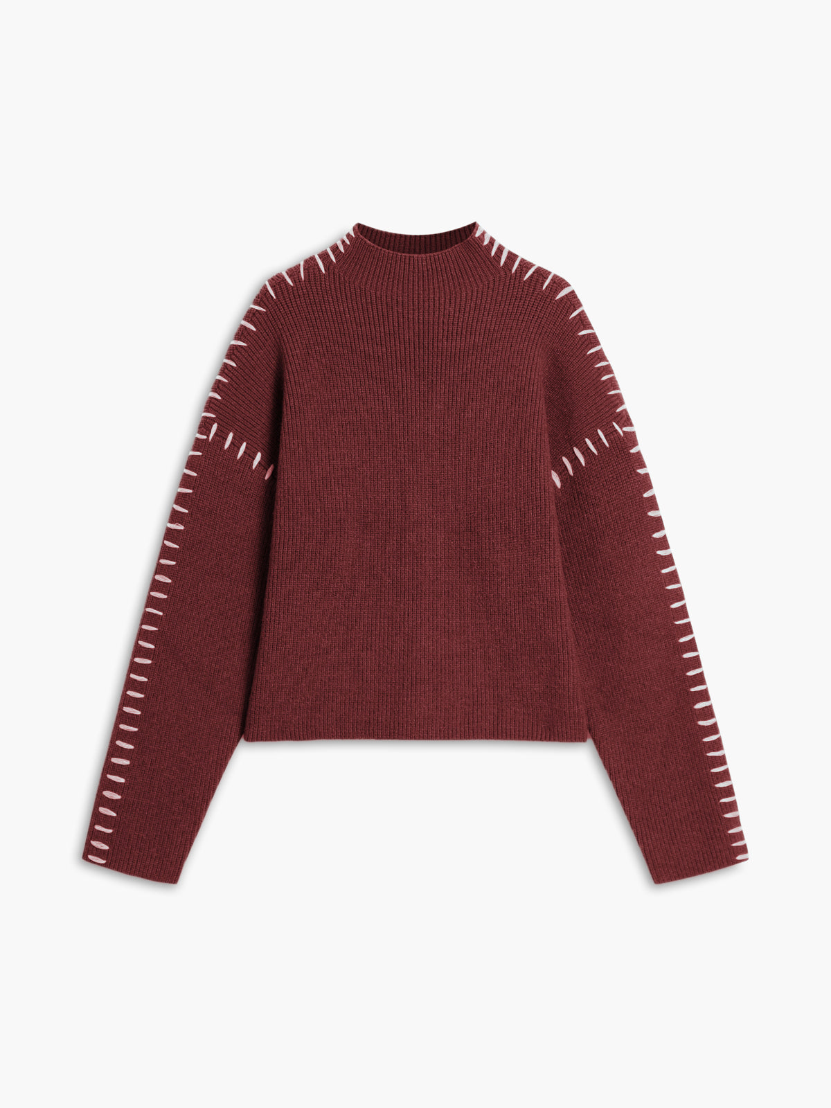 Pull Oversize Col Montant | FOCUSKNIT™