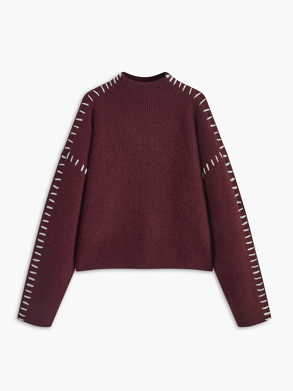 Pull Oversize Col Montant | FOCUSKNIT™