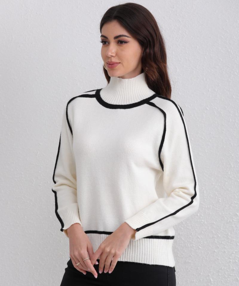 Pull Col Roulé Laine | COZYWOOL™