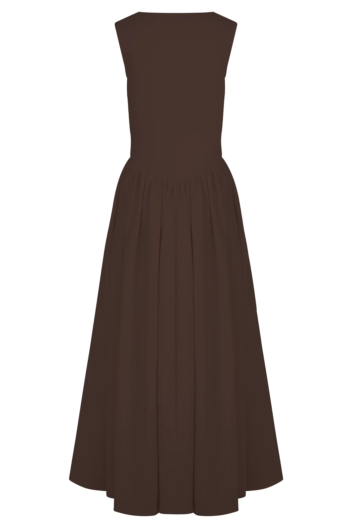 Robe Midi Femme Chocolat | SHARONN