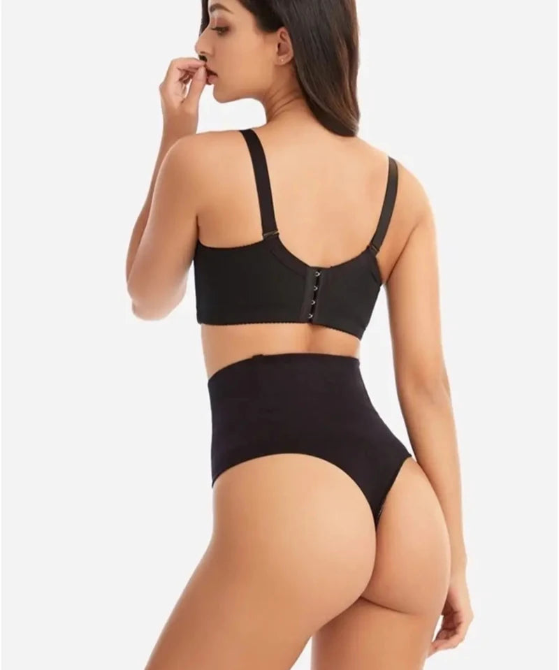 String Gainant Taille Haute Noir 