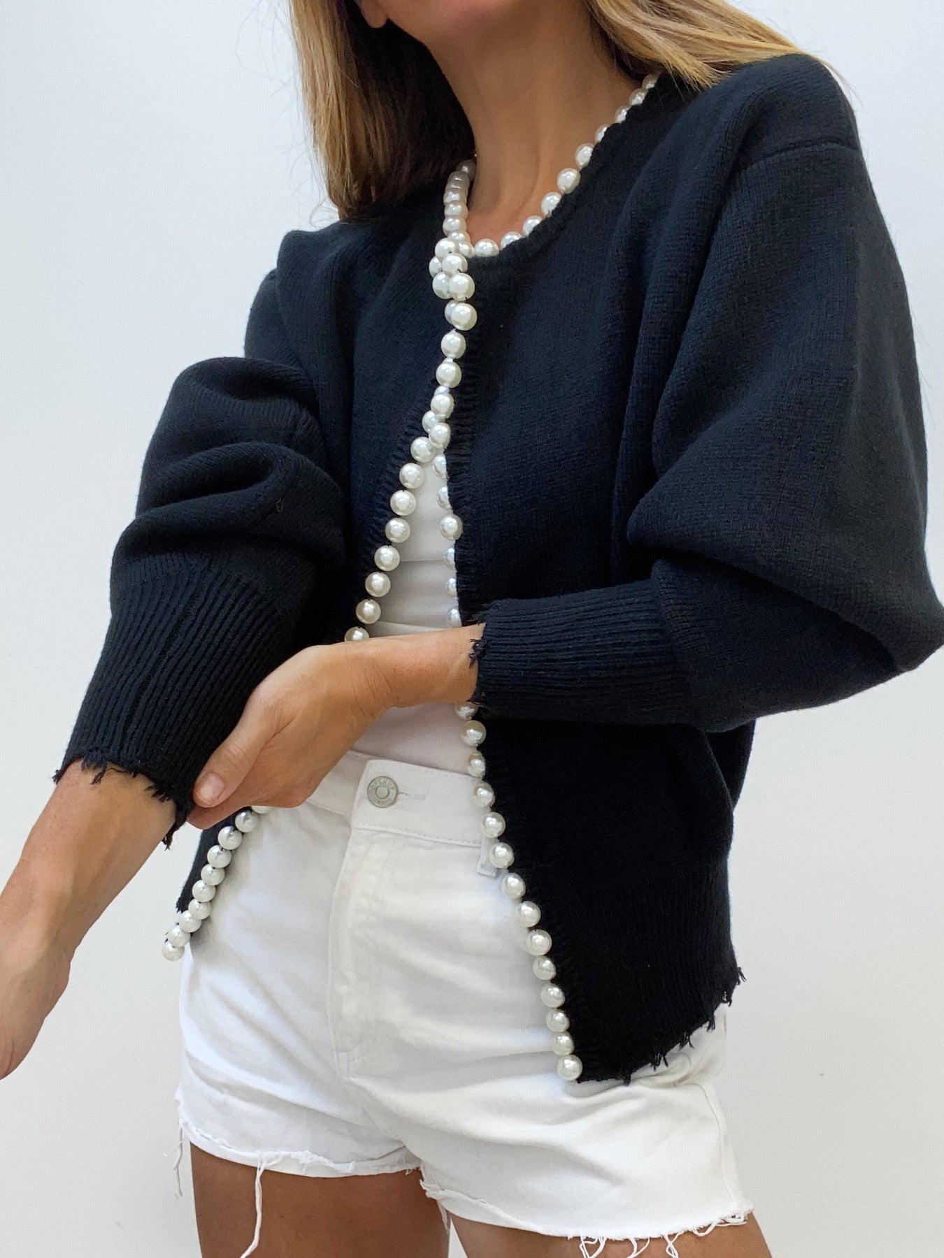 Cardigan Femme Orné de Perles | PERLEA