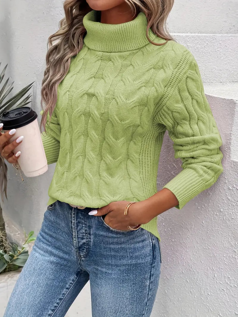 Pull Col Roulé Twisté | STYLECOZY™