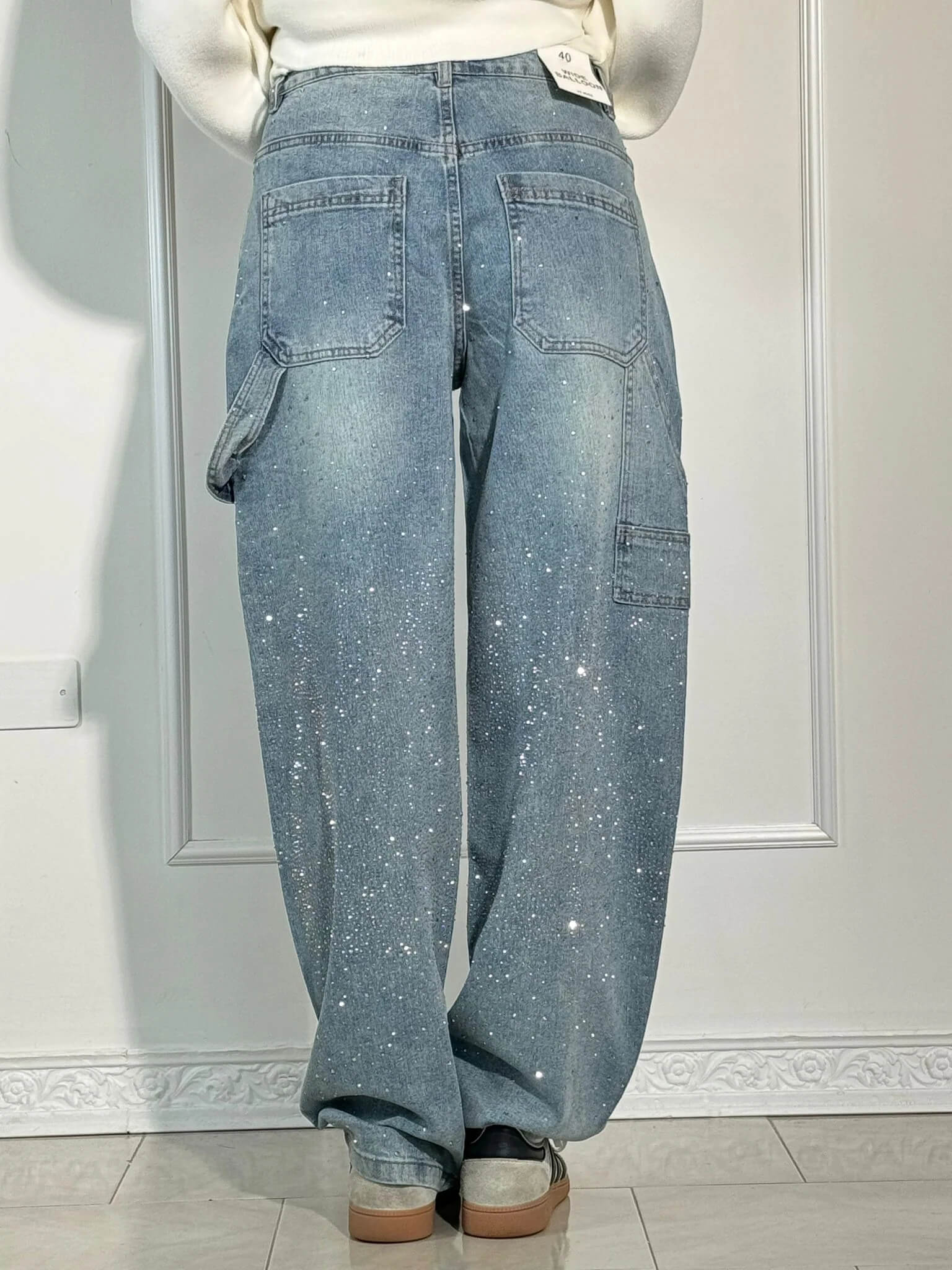 Jean Femme Denim Scintillant | BALLON CARPENTER