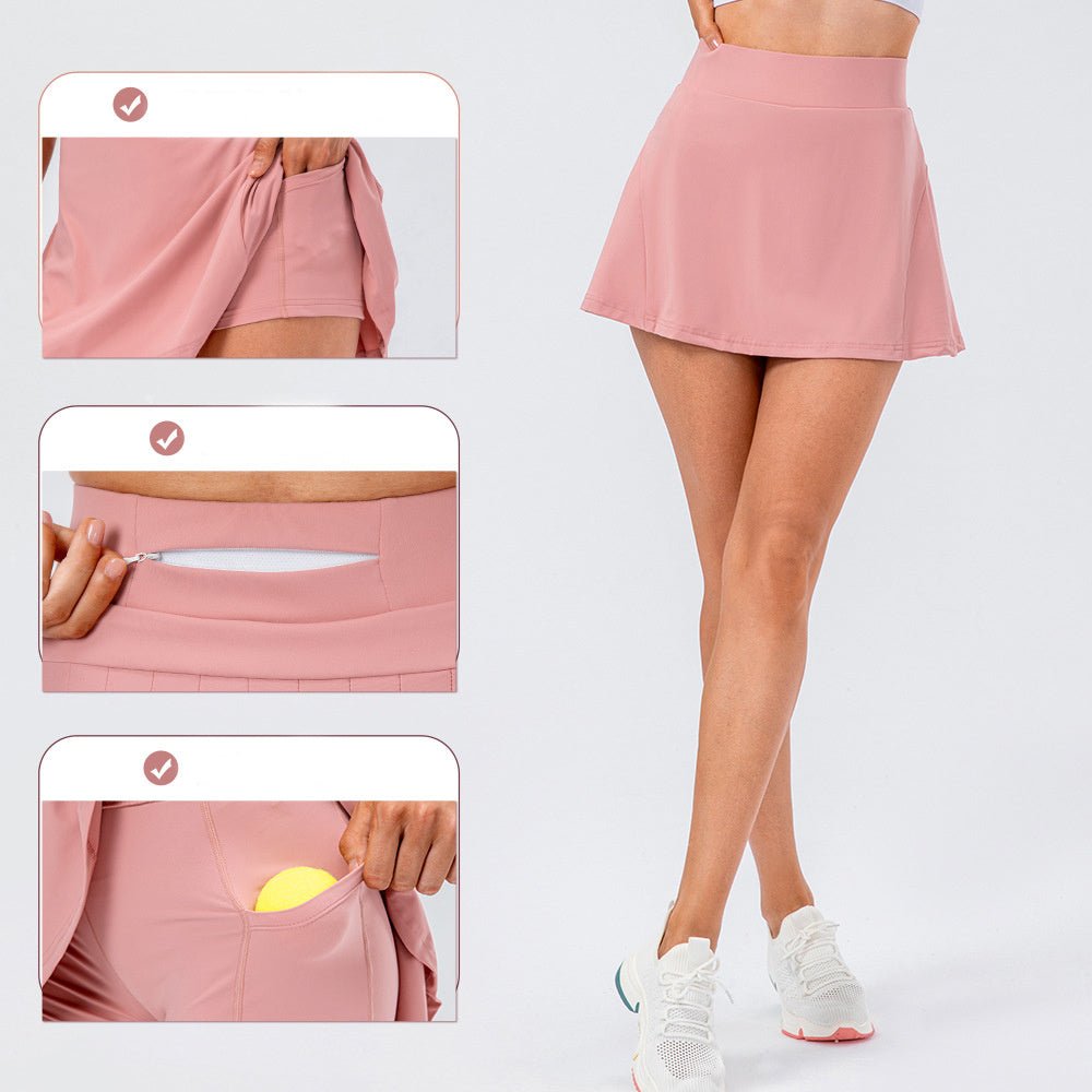 Jupe de Tennis Femme avec Poche Zippée | MAËLYS