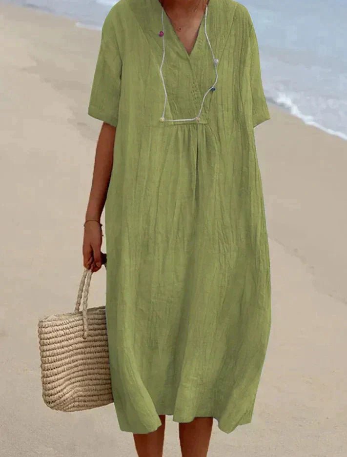 Robe d’Été en Coton et Lin | ARIA